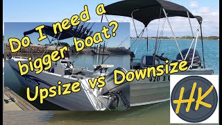 Do I need a bigger boat Upgrade vs Downsize  Is the Quintrex 420 Busta too small or just perfect [upl. by Wunder182]