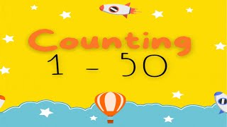 Counting numbers 1 50  Number song  numbers 150  Nursery Rhymes for babies and toddlers  1  50 [upl. by Kerns]