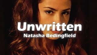 Natasha Bedingfield  Unwritten Lyrics [upl. by Anohs]