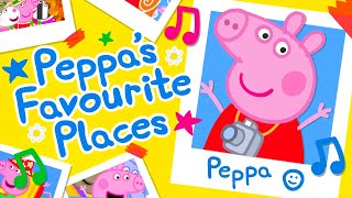 Peppa Pig  Peppas Favourite Places Official Music Video [upl. by Thetis]