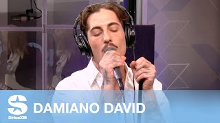 Damiano David — Die With A Smile Lady Gaga amp Bruno Mars Cover Live  SiriusXM [upl. by Trill]