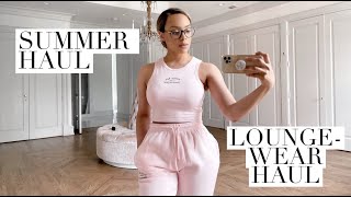 SUMMER amp LOUNGEWEAR TRYON CLOTHING HAUL [upl. by Zetneuq]