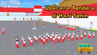 Fikas Family and Friends  Upacara Bendera di Hari Senin  Sakura School Simulator [upl. by Lossa222]