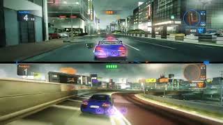 Blur HD Epic 2Player SplitScreen Race – Who Will Win [upl. by Bois]