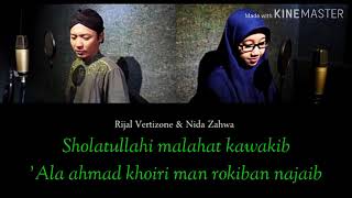 Sholawat merdu Tuhj main rab diktha hai quotRizal Vertizone feat Nida Zahwaquot [upl. by Oivaf]