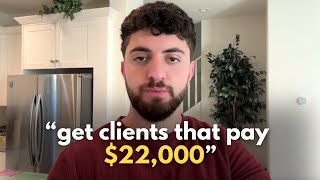 How to price clients to pay you 22000 for your work  Pricing Strategy [upl. by Parik]