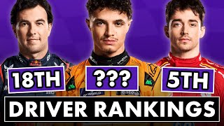 Our MidSeason F1 Driver Rankings 20th 1st [upl. by Kay]