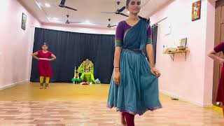 Jathiswaram teaching part  Bharatanatyam  SLBV nrithyalaya [upl. by Jat]