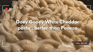 White Cheddar Panera Mac amp Cheese recipe at home  Creamy goodness White Cheddar Pasta Sauce [upl. by Ernst903]