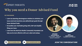 Expert Insights Why You Need a Donor Advised Fund [upl. by Sucramel]