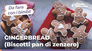 Dolci di Natale Biscotti di Pan di zenzero gingerbread [upl. by Llertac]