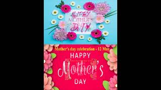 Mothers day celebration  12 May Mothers day celebration  Mothers day kab manaya jata hai [upl. by Adia]