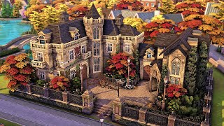 Autumnal Edinburgh Apartments  The Sims 4 Speed Build [upl. by Zebapda]