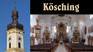 KÖSCHING EI Pfarrkirche Mariä Himmelfahrt  BeckerGlocke und Vollgeläut [upl. by Webb511]