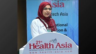 Shagufta Hafeez  Seminar on Radiology in Oncology  21st Health Asia [upl. by Doownyl]