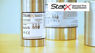 StatX® Condensed Aerosol Fire Suppression wwwstatxcom [upl. by Aynodal]