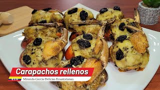 🦀🦀CARAPACHOS RELLENOS♨️🇪🇨 [upl. by Netsrek]