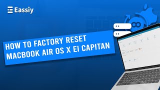 How to Factory Reset Macbook Air OS x EI Capitan [upl. by Suzetta]