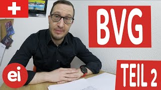 Wie funktioniert eine Pensionskasse  BVG  Beiträge TEIL 2 [upl. by Frodi]