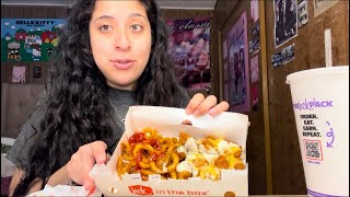 ASMR Jack in the Box Mukbang 🍗🍟🥤🌮 [upl. by Phelia]