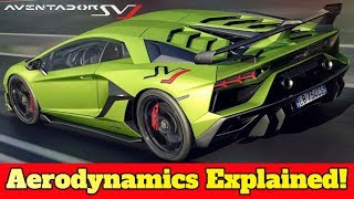 Lamborgini Aventador SVJ Aerodynamic System Explained [upl. by Siroval25]