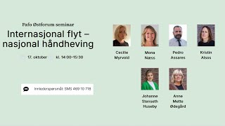 Fafo Østforum seminar Internasjonal flyt – nasjonal håndheving [upl. by Wailoo]