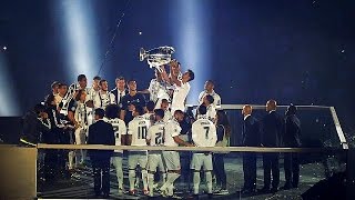 Madrid festeja vitória na final da Liga dos Campeões [upl. by Vassili199]