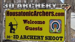 3D Archery  Housatonic Archers [upl. by Burtie]