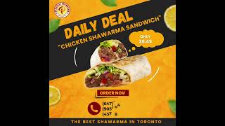 Best Chicken Shawarma Sandwich [upl. by Jadd]