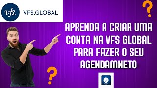 APRENDA A CRIAR CONTA NO SITE DA VFS GLOBAL PARA FAZER O SEU AGENDAMENTO✔😉 [upl. by Akel144]