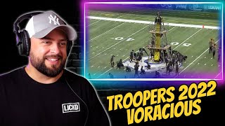 Brit Reacts to Drum Corps  Troopers 2022  vorAcious [upl. by Nonnarb]