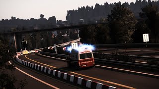 TruckersMP Real Operations V16  Ambulance Ride [upl. by Rifkin]