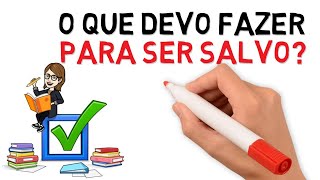 O que fazer para ser salvo estudo bíblico  73 [upl. by Tapes]