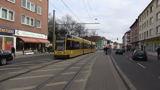 Straßenbahn Essen  haltestelle Röntgenstraße  EVAG Bombardier Flexity M8DNF1  2017 [upl. by Darius]