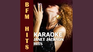 Again Originally Performed by Janet Jackson Karaoke Version [upl. by Gardal601]