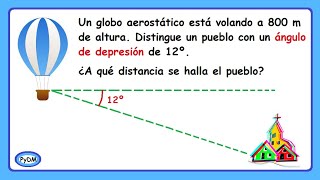 Problemas con ángulos de depresión [upl. by Hasina]