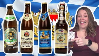 OKTOBERFEST BEERS SHOWDOWN GERMAN BEER REVIEWS S7E05 4K [upl. by Nosyd]