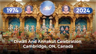 Cambridge ON  Diwali amp Annakut Celebration 2024 [upl. by Akina]