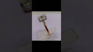 Sarahs Freshly Set 200 Carat Emerald Lab Grown Diamond Ring diamond labgrowndiamond ring gems [upl. by Cogen960]