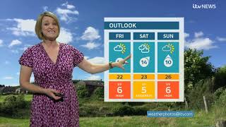 Kerrie Gosney  ITV Calendar Weather 07Aug2024 [upl. by Cadman592]