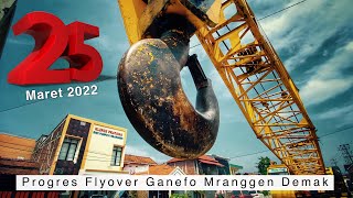 LEBARAN JADI Update FLY OVER GANEFO Mranggen Demak 25 Maret 2022 [upl. by Elvis]