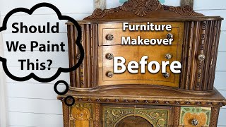 Should We Paint This Furniture Makeover Before And After [upl. by Portwin]