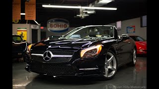 2013 Mercedes SL550  11300 Miles Like New Condition Roadster Black  Seven Hills Motorcars [upl. by Uamak840]