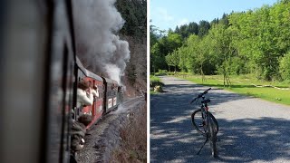 Aus Bahnstrecke wird Radweg Die Bahntrasse damals und heute [upl. by Siednarb866]