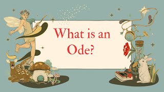 What is an Ode Ode in English literature [upl. by Eras]