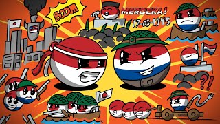 Penjajahan Belanda Di Indonesia countryballsindonesia kemerdekaan [upl. by Misab]