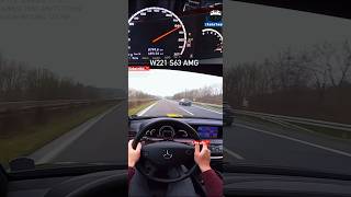 Mercedes S63 AMG W221 Performance 600 ps 0300 kmh Acceleration Test  automobile shorts car [upl. by Kuehn311]