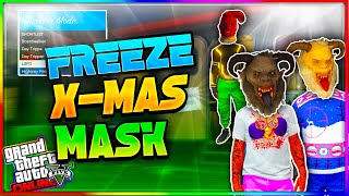 GTA 5 Online Fastest Way To Freeze The Christmas Mask In Director Mode After Christmas Update 158 [upl. by Parette822]