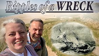 The ripples of a wreck Loe Bar to Porthleven Cornwall walk [upl. by Colier]