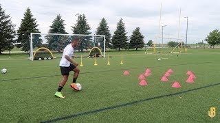 High Intensity Soccer Drills  Training Session With a Subscriber [upl. by Nathan662]